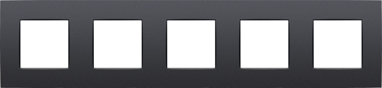 Niko Intense Anthracite Afdekraam 5-voudig HV mat antraciet 133-76005 afbeelding 2